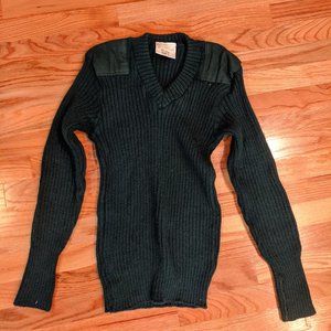 Vintage green wool sweater